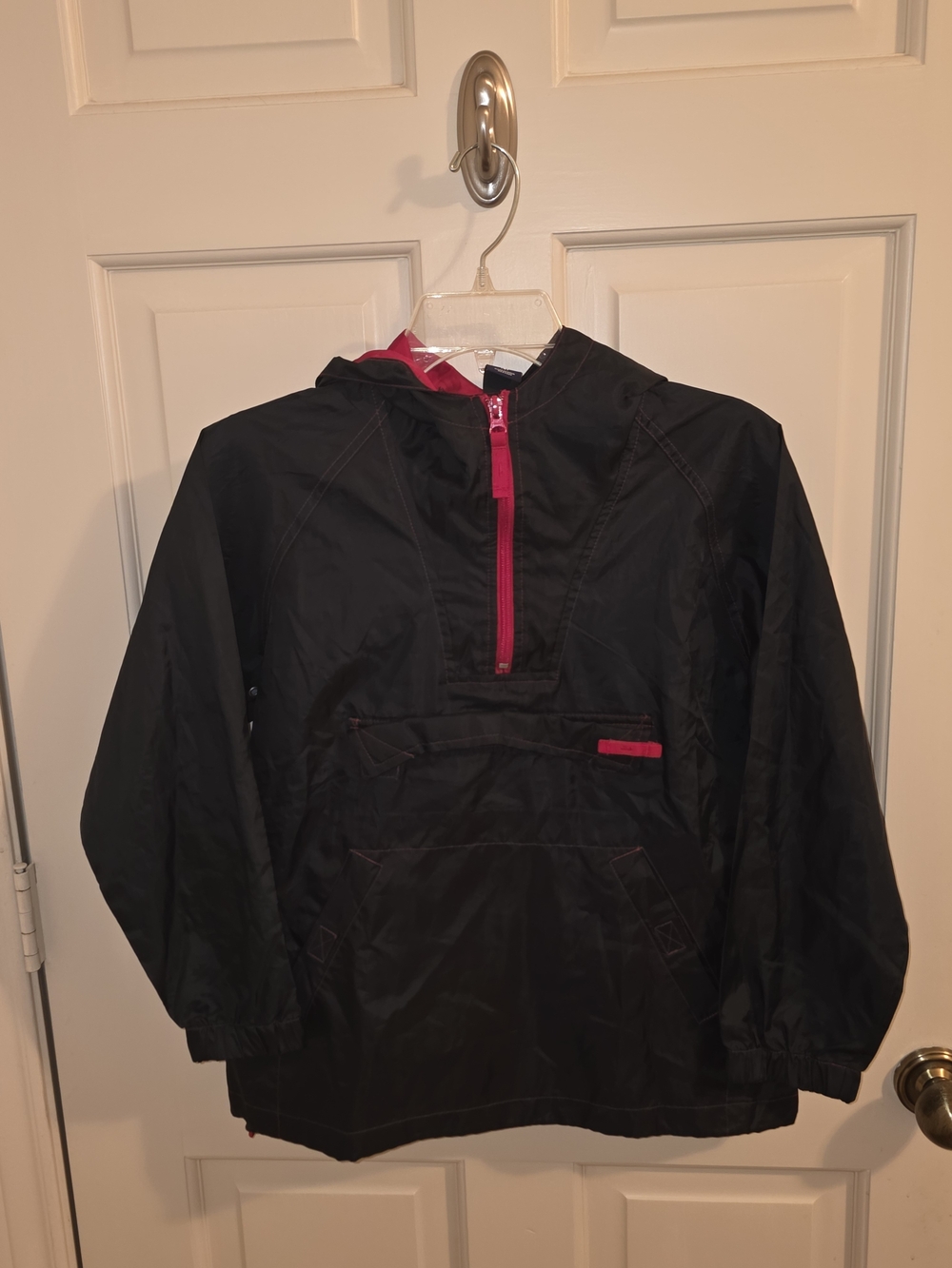 GapKids Black Pullover Jacket with Red Trim